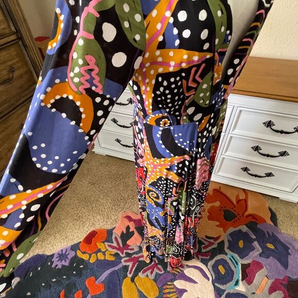 FarmRio under the sea/plunge neckline/maxi - Picture 8 of 10